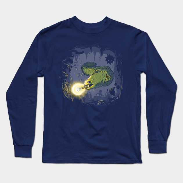 Electric Eel Long Sleeve T-Shirt by raxarts